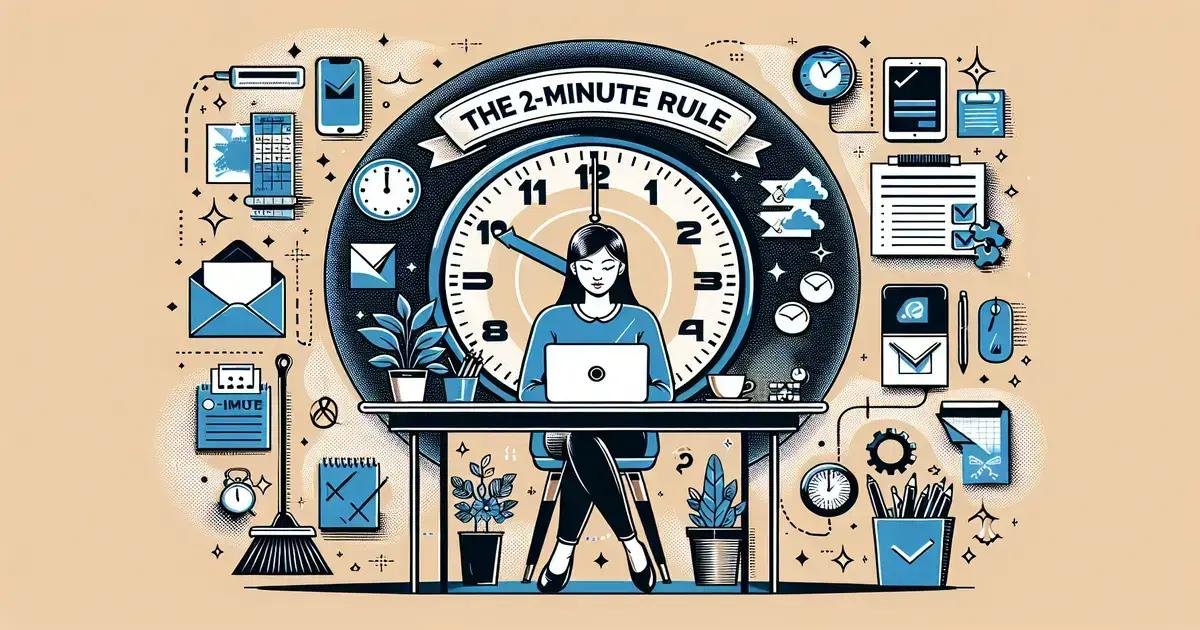 Como a regra dos 2 minutos pode transformar sua produtividade