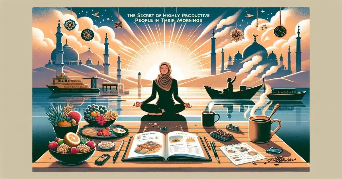 O segredo das pessoas altamente produtivas em suas manhãs
